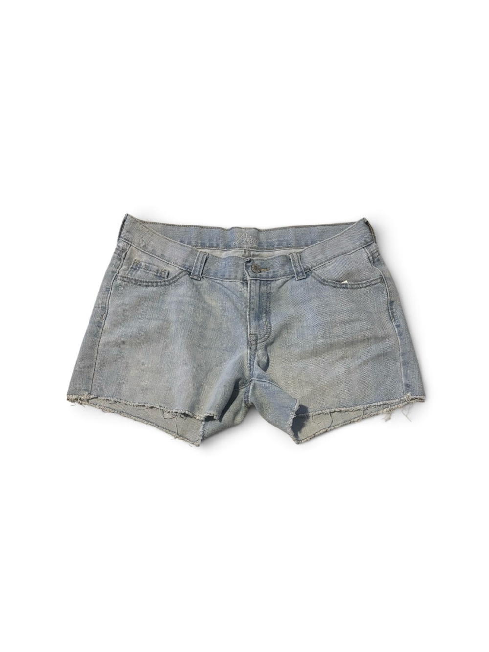 Old Navy Light Wash Denim Frayed Cutoff Shorts size 8 regular